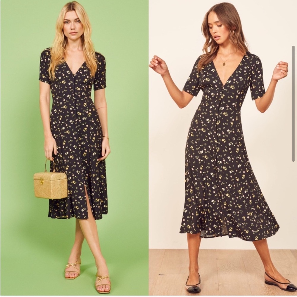 Reformation Locklin Midi Dress